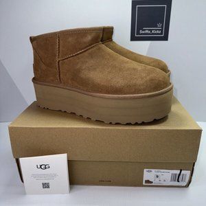 UGG Chestnut Brown Classic Ultra Mini Platform